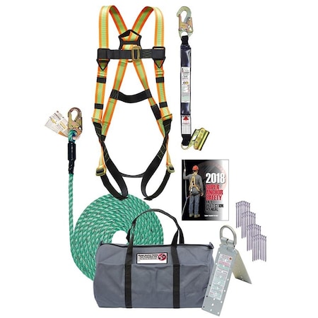 Super Anchor Safety MAX-V Carry Bag Kit: 50ft. Maxima Lifeline 3200-A50